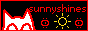 sunnyshines website button. it's black and red.